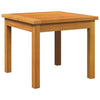 Bistrosett med pute 2 pcs Brun Massivt akasietre
