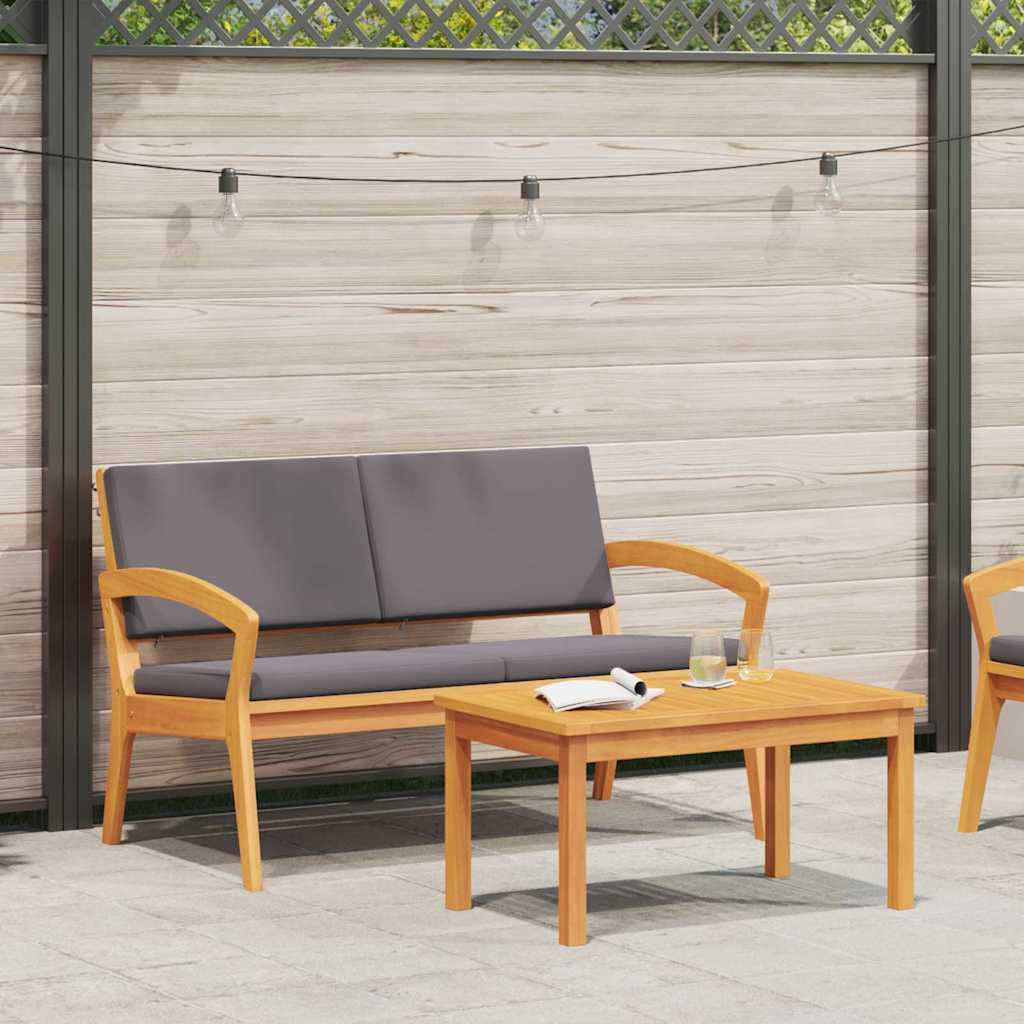 Bistrosett 2 pcs Brun Massivt akasietre