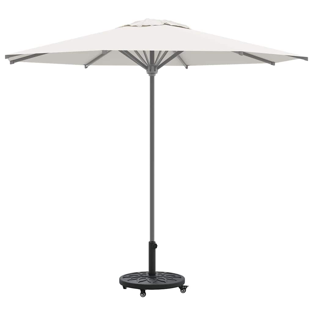 Parasollfot Art Deco Svart Ø 45 x 39,5 cm Jern vidaXL
