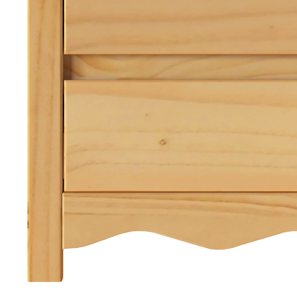Kaffebord med skuff Drammen Eik 45 x 35 x 56 cm Massiv furu