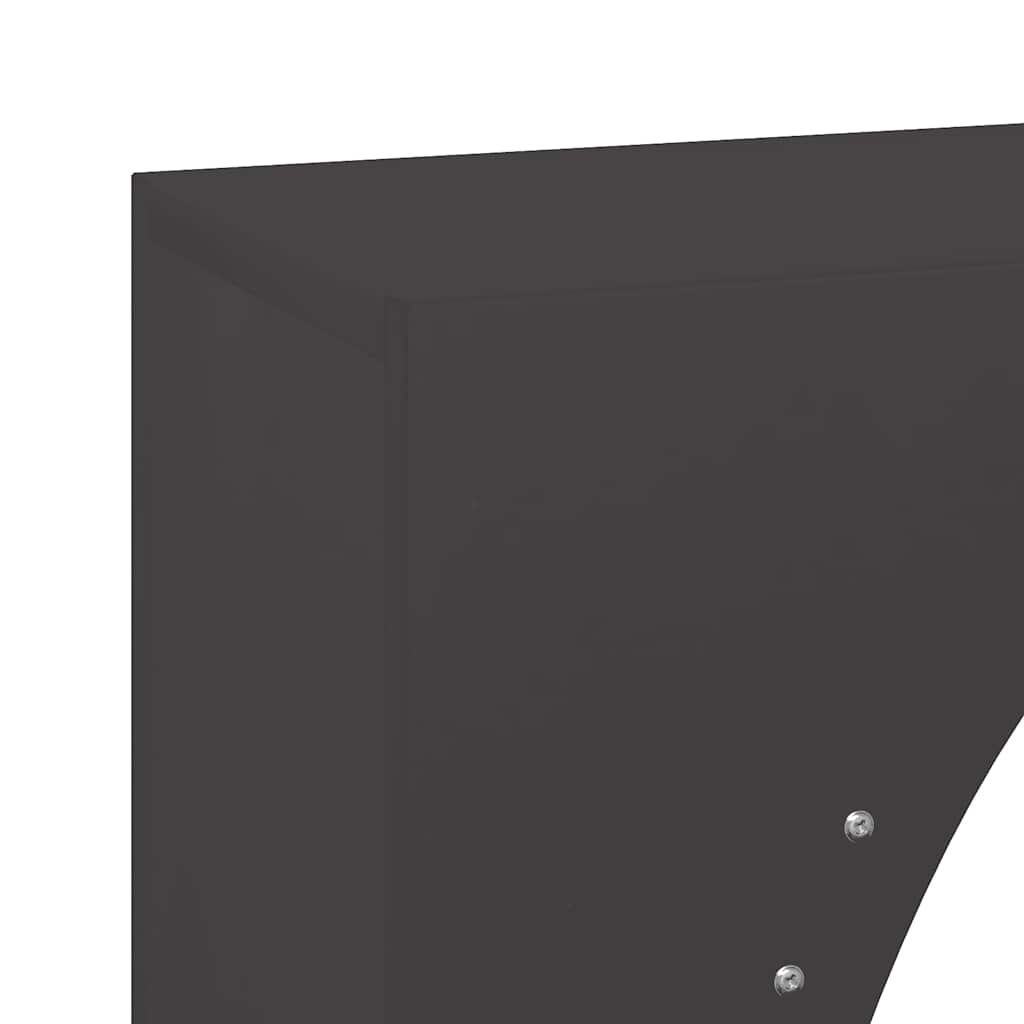Vedstativ svart 50x23x100 cm kaldvalset stål