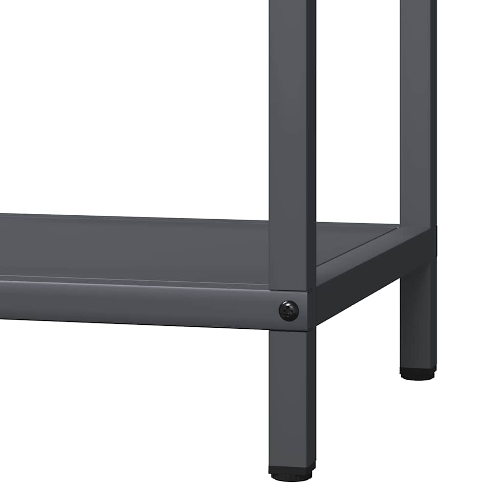 Vedstativ antrasitt 40x25x60 cm kaldvalset stål