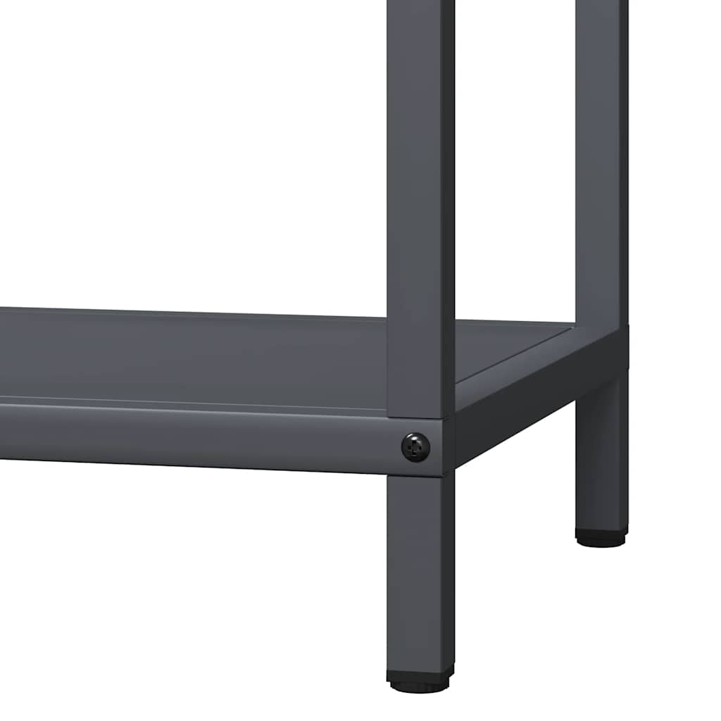 Vedstativ antrasitt 40x25x90 cm kaldvalset stål