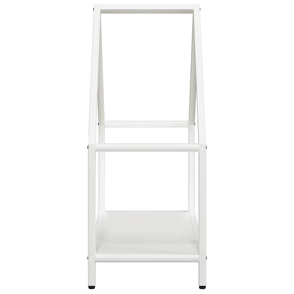 Vedstativ svart 60x25x60 cm kaldvalset stål