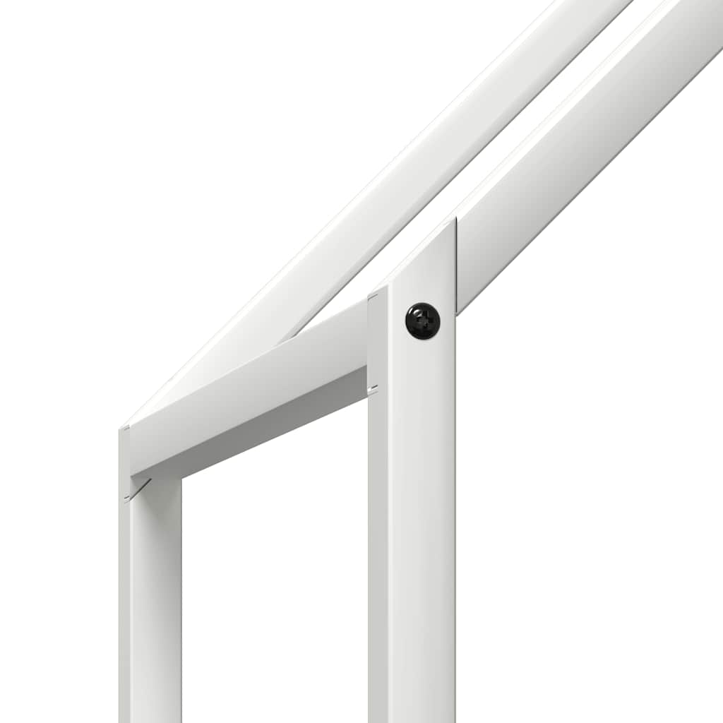 Vedstativ svart 60x25x60 cm kaldvalset stål