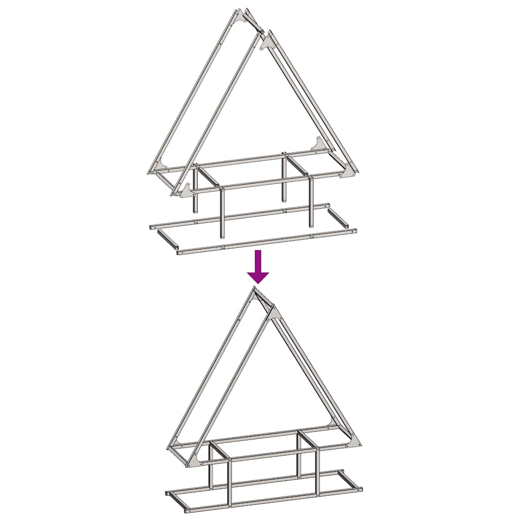 Vedstativ antrasitt 80x25x90 cm kaldvalset stål