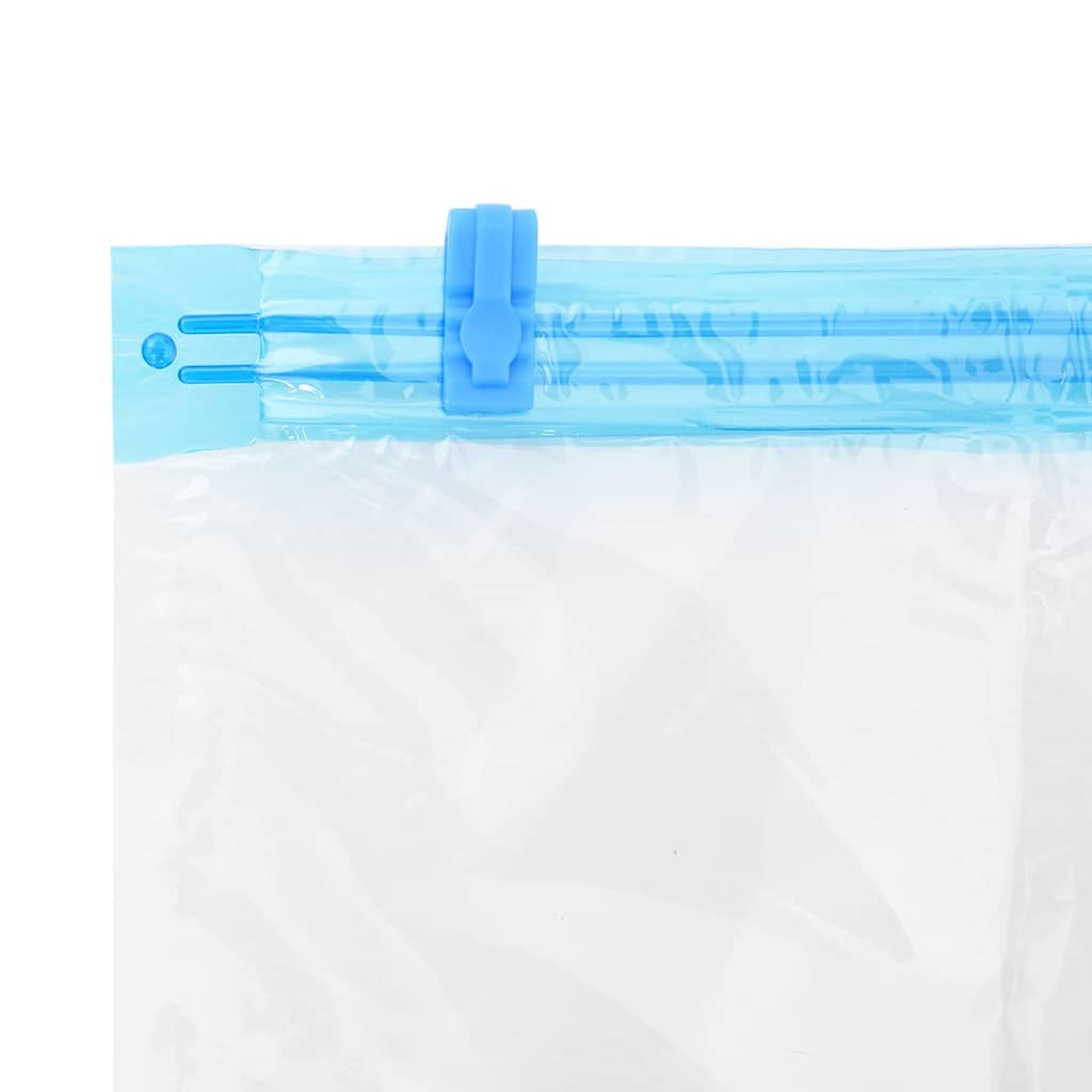 Oppbevaringsposer 5 pcs Transparent og blå 70 x 50 cm vidaXL