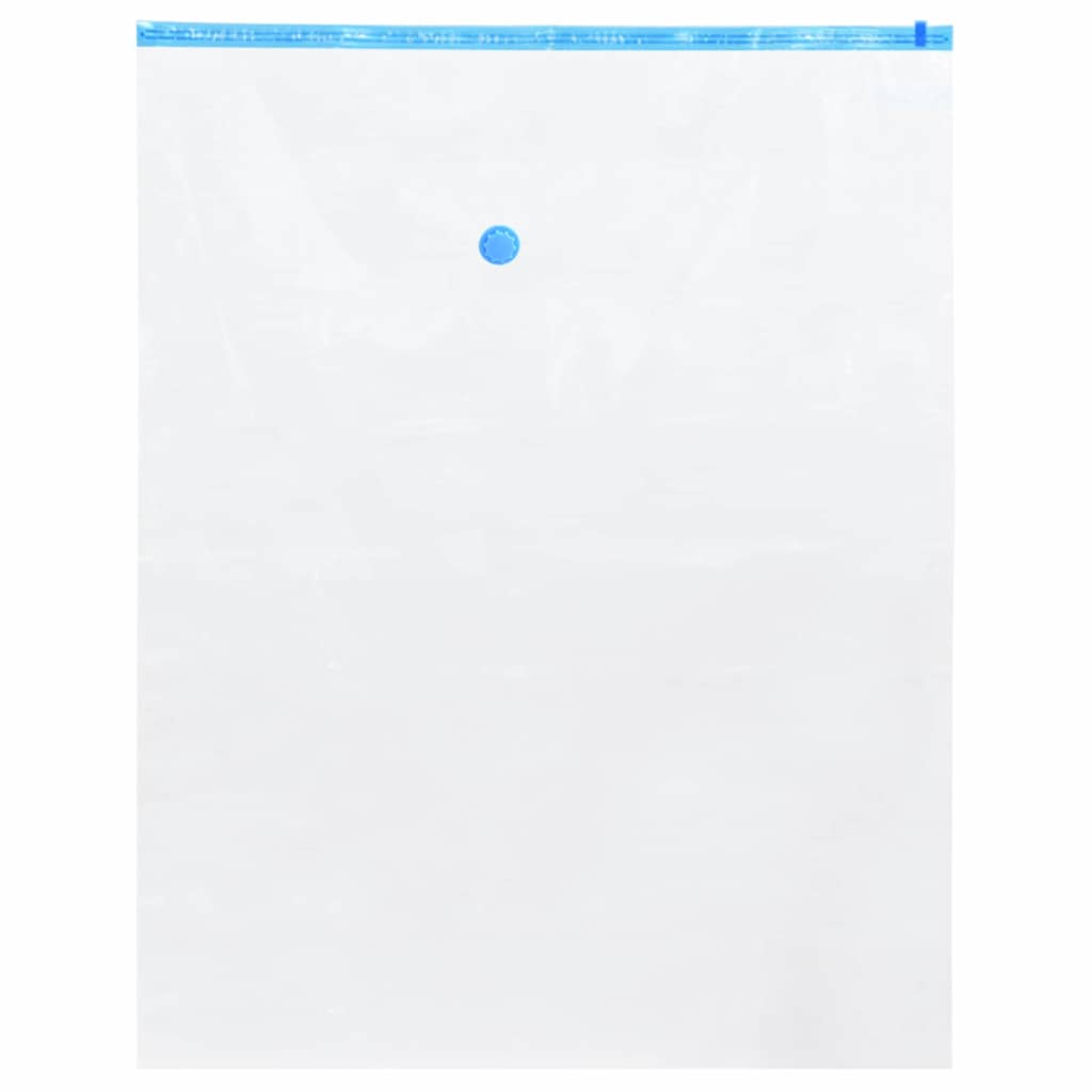 Oppbevaringsposer 5 pcs Transparent og blå 130 x 100 cm vidaXL