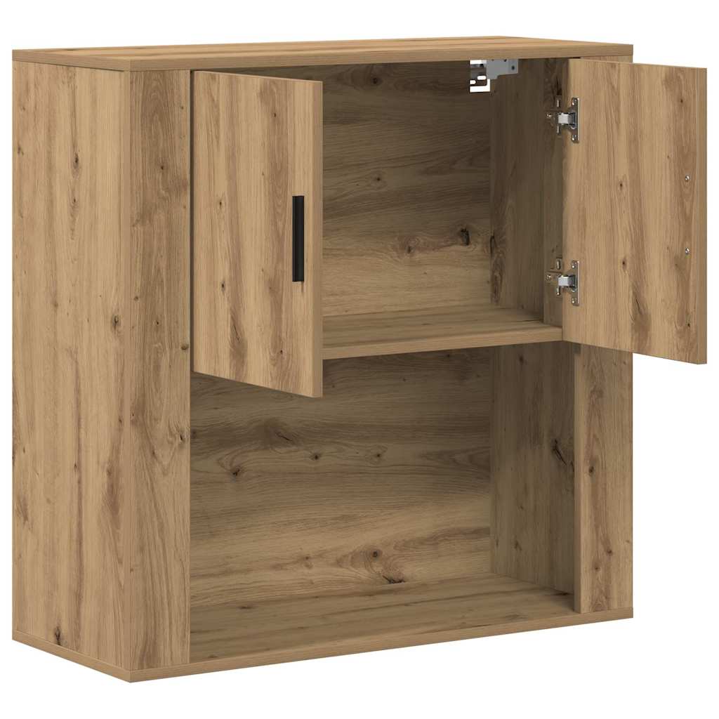 Veggskap med hylle artisan eik 80 x 33 x 80 cm Konstruert tre
