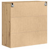 Veggskap med hylle artisan eik 80 x 33 x 80 cm Konstruert tre