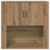 Veggskap med hylle artisan eik 80 x 33 x 80 cm Konstruert tre
