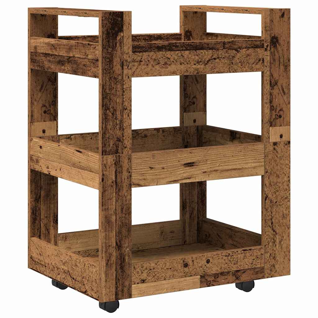 Kjøkkenvogn Eiketre 60 x 45 x 80 cm Konstruert tre