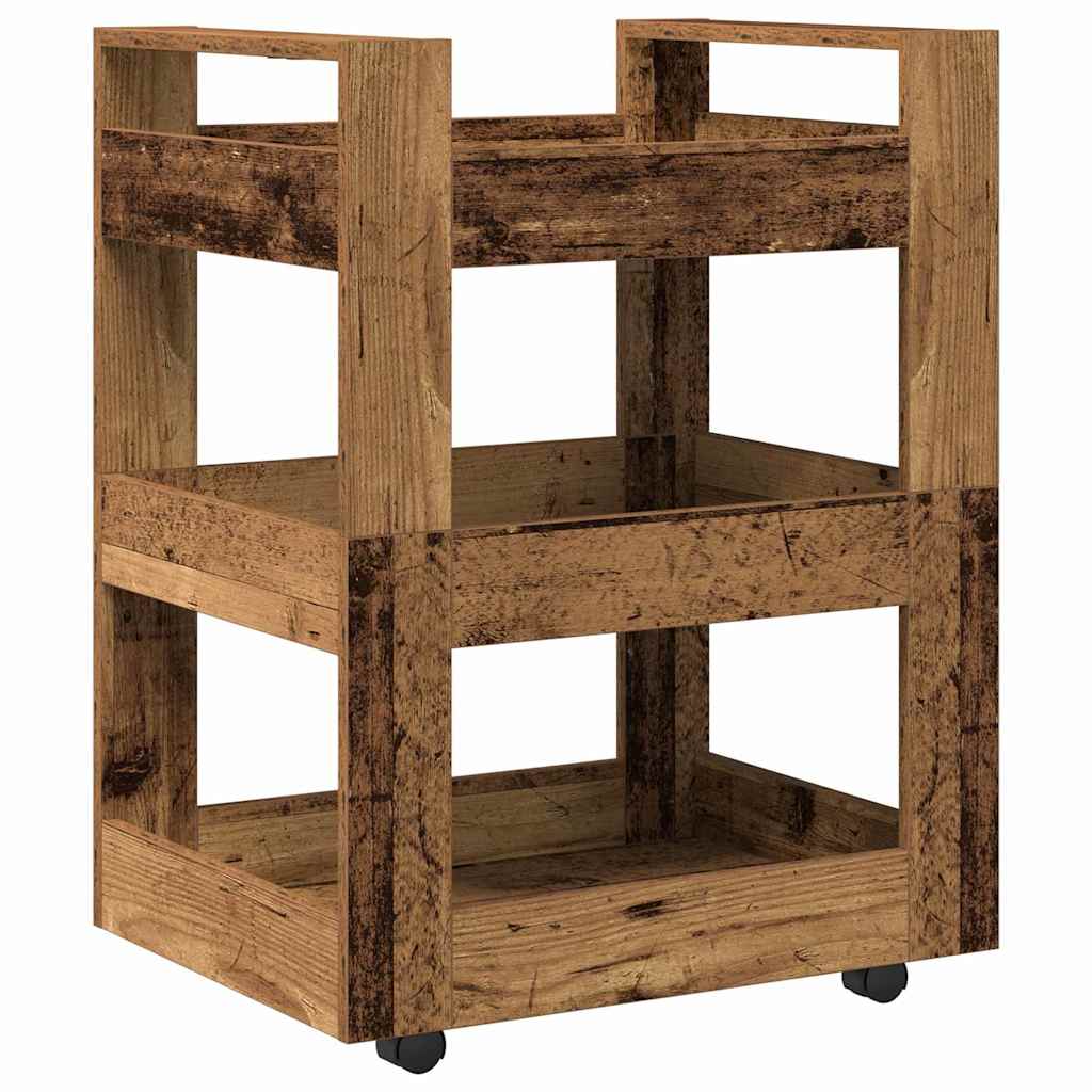 Kjøkkenvogn Eiketre 60 x 45 x 80 cm Konstruert tre