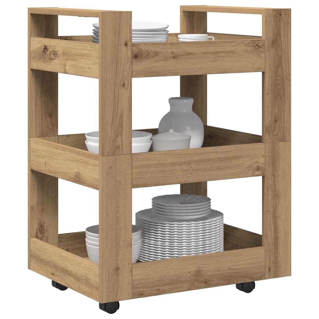 Kjøkkenvogn Artisan Eik 60 x 45 x 80 cm Konstruert tre