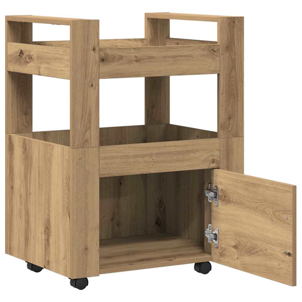 Kjøkkenvogn artisan eik 60 x 45 x 80 cm Konstruert tre