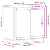 Artisan Eik Skjenk artisan eik 80 x 34 x 75 cm Konstruert tre