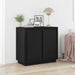 Serviesskap Svart Eik 80 x 40 x 75 cm Konstruert tre