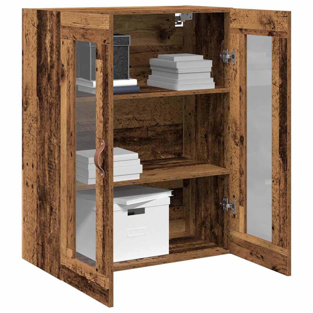 Veggskap Gammelt tre 69,5 x 34 x 90 cm Konstruert tre