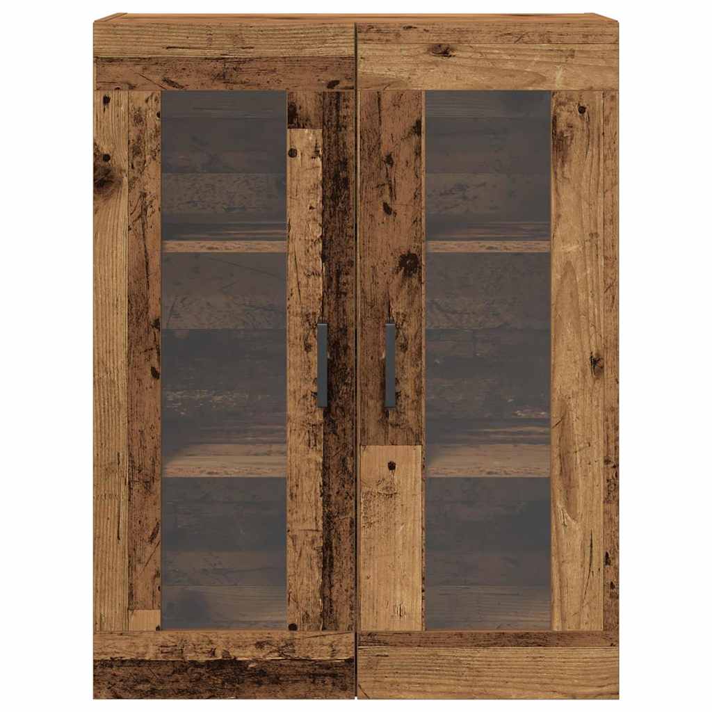Veggskap Veggmontert Gamle tre 69,5 x 34 x 90 cm Konstruert tre
