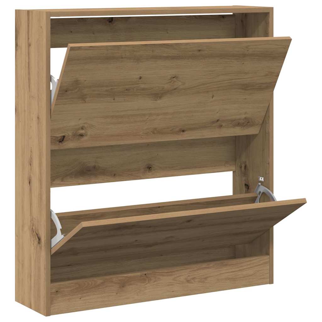 Sko Skap 80 x 21 x 87,5 cm Konstruert tre Røkt eik
