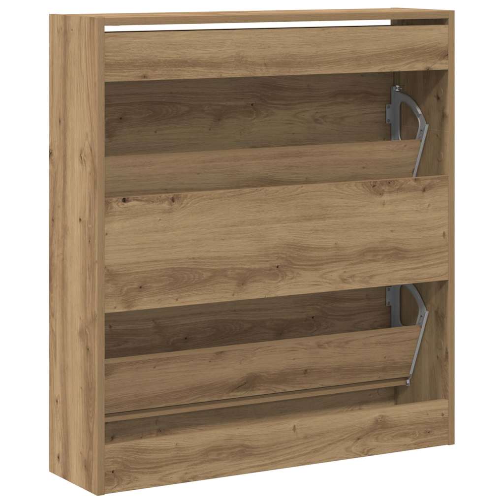 Sko Skap 80 x 21 x 87,5 cm Konstruert tre Røkt eik