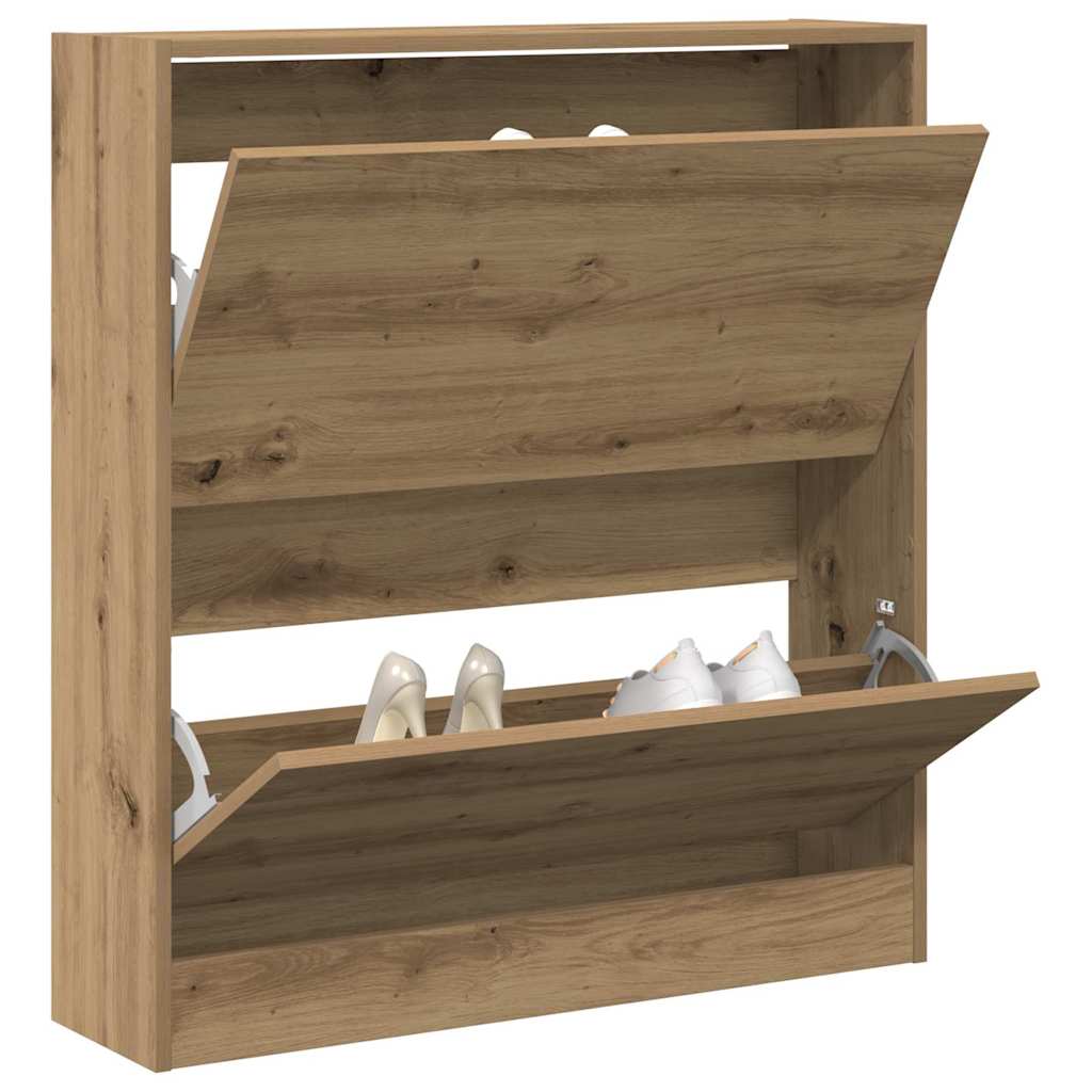 Sko Skap 80 x 21 x 87,5 cm Konstruert tre Røkt eik