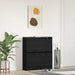 Sko Skap med hylle Svart Eik 80 x 21 x 87,5 cm Konstruert tre