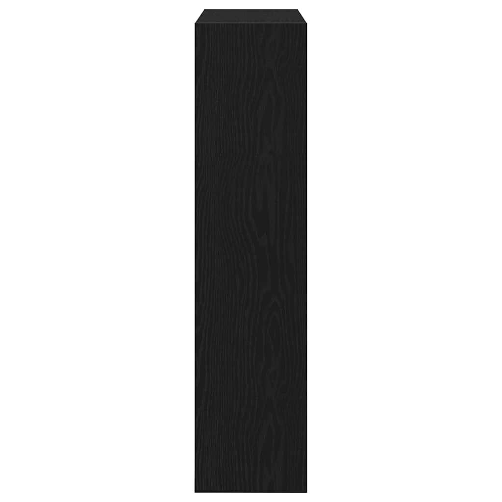 Sko Skap med hylle Svart Eik 80 x 21 x 87,5 cm Konstruert tre