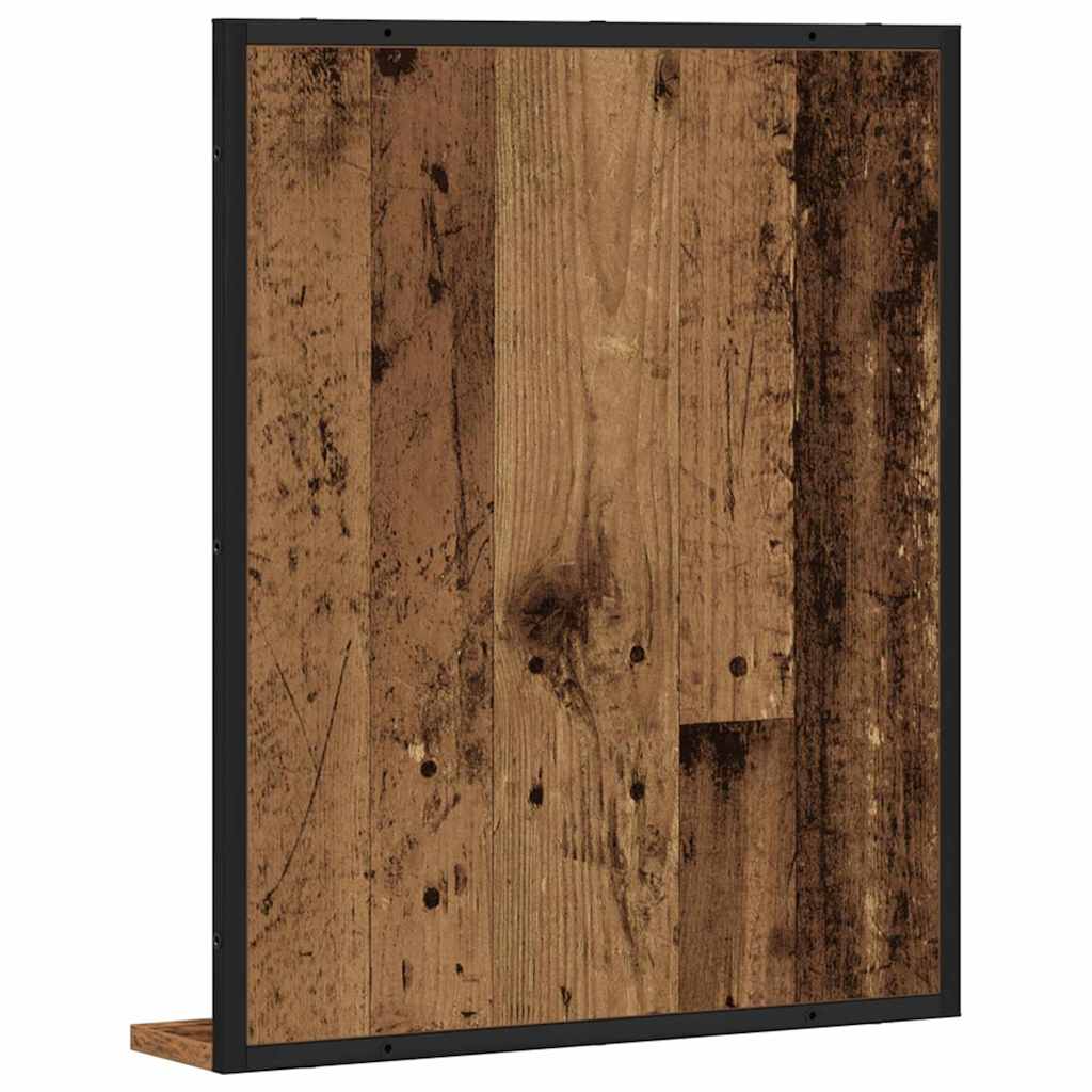 Speil Gammelt tre 50 x 12 x 60 cm Glass og konstruert tre