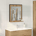 Speil artisan eik 50 x 12 x 60 cm Glass og konstruert tre