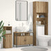Baderomsvaskeskap artisan eik 80 x 30 x 60 cm Konstruert tre