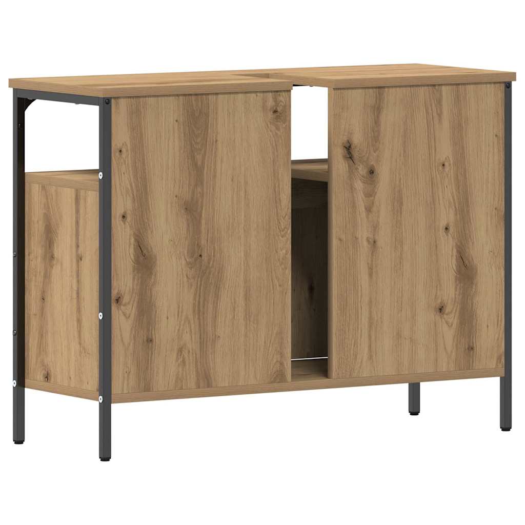 Baderomsvaskeskap artisan eik 80 x 30 x 60 cm Konstruert tre
