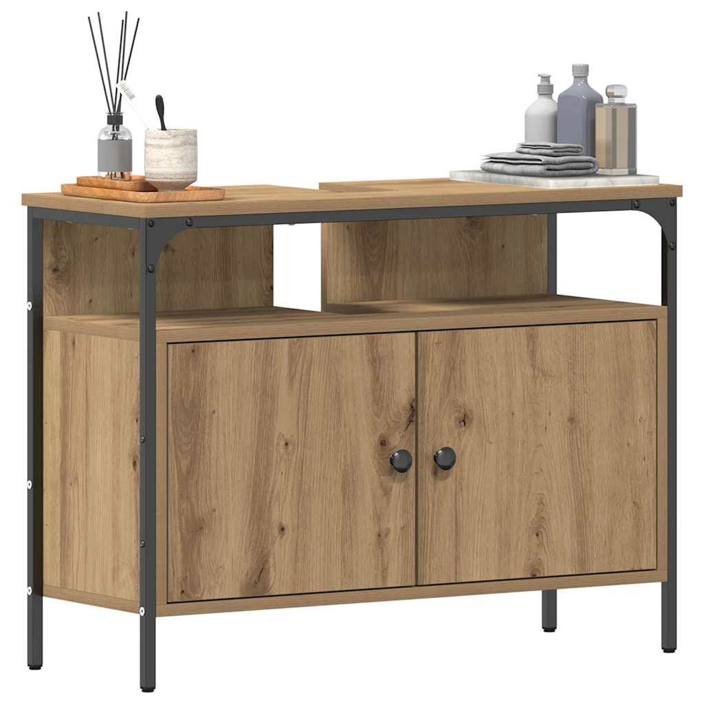 Baderomsvaskeskap artisan eik 80 x 30 x 60 cm Konstruert tre