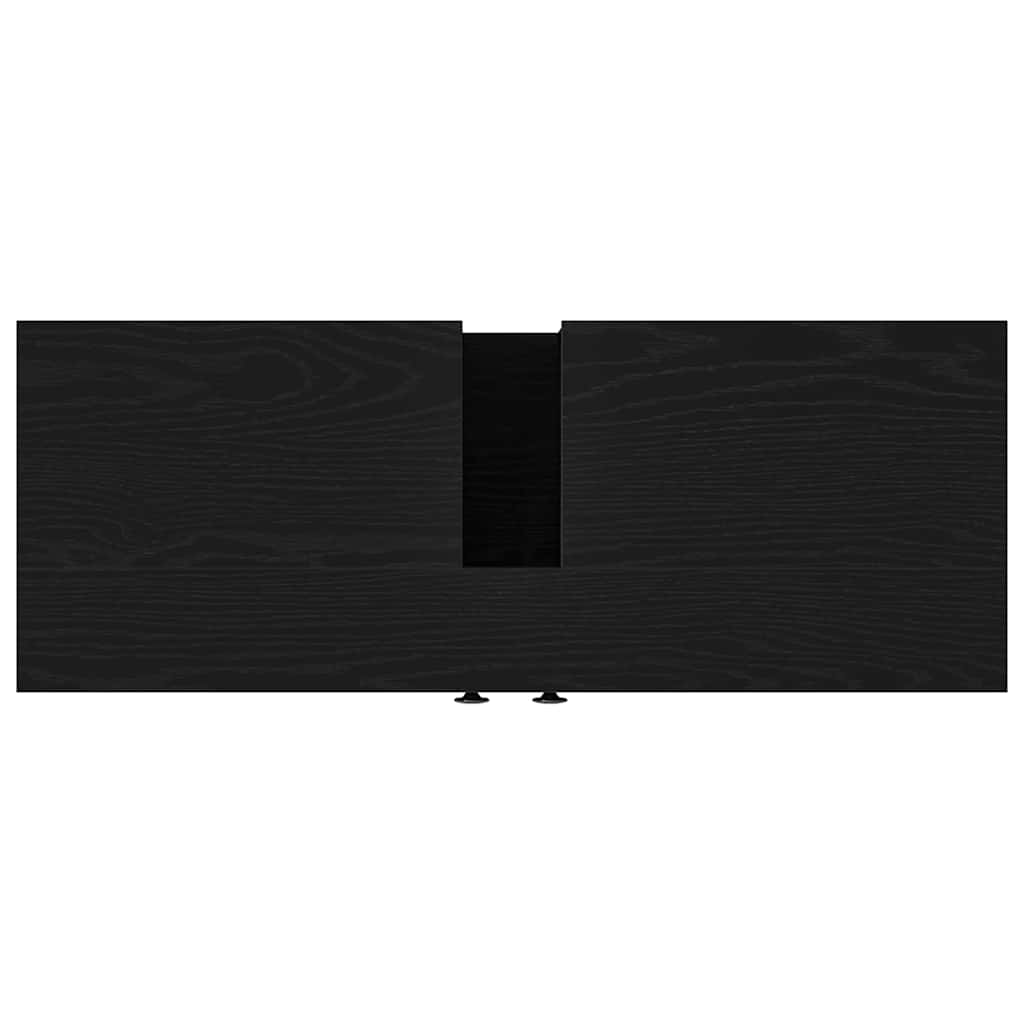 Baderomsvaskeskap Svart eik 80 x 30 x 60 cm Konstruert tre