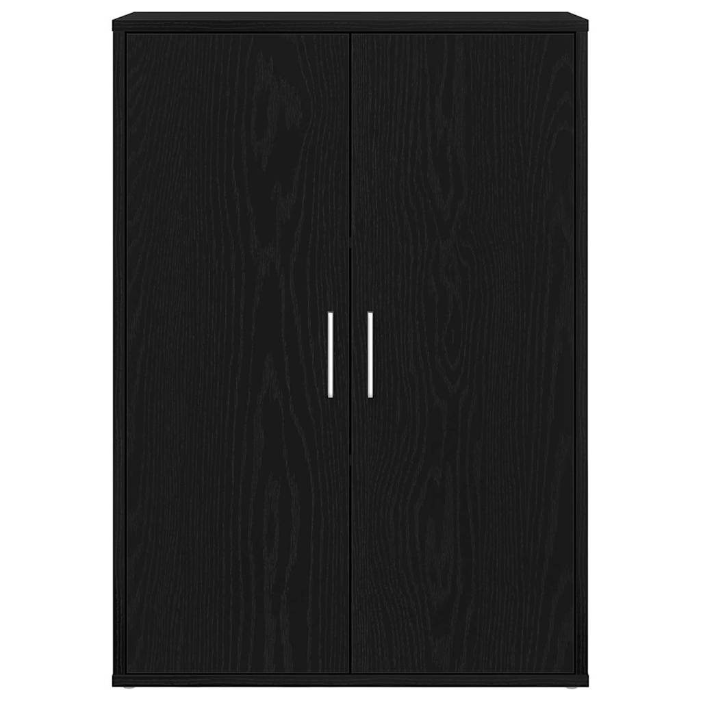 Serviesskap Svart Eik 60 x 31 x 84 cm Konstruert tre