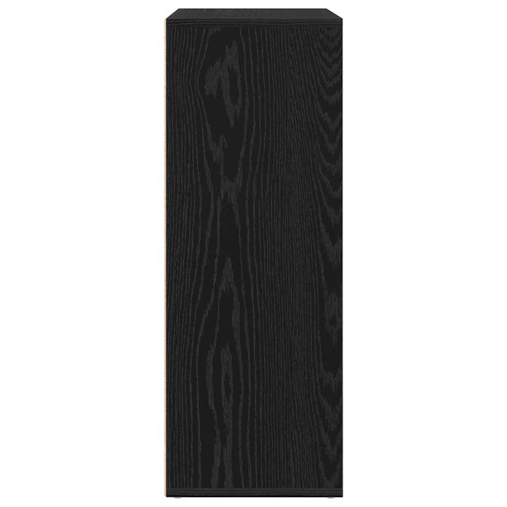 Serviesskap Svart Eik 60 x 31 x 84 cm Konstruert tre