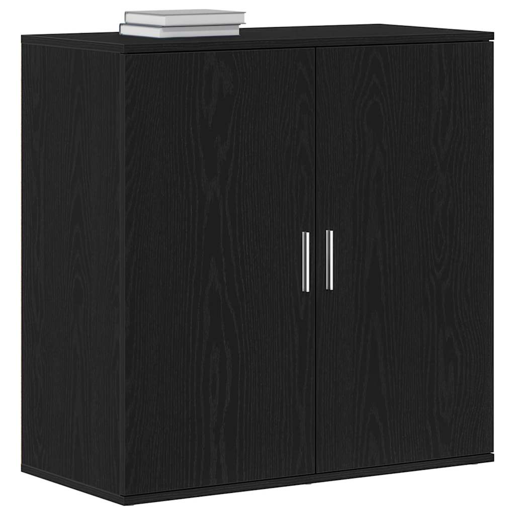 Serviesskap Svart Eik 79 x 38 x 80 cm Konstruert tre