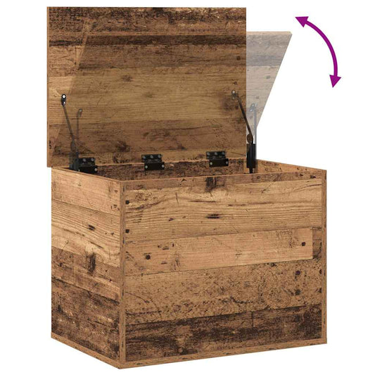 Lagringsboks Gammelt tre 60 x 42 x 46 cm Konstruert tre