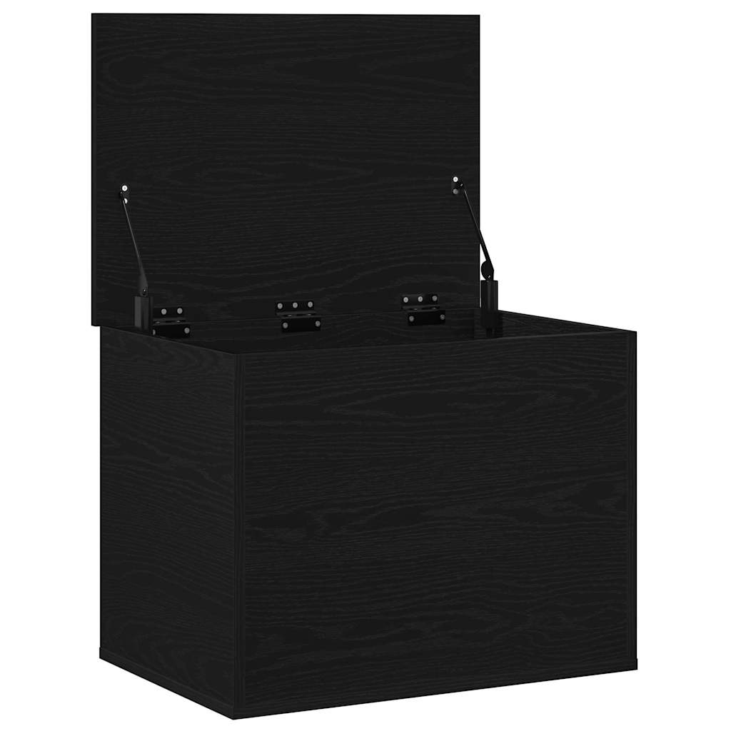 Lagringsboks Svart eik 60 x 42 x 46 cm Konstruert tre