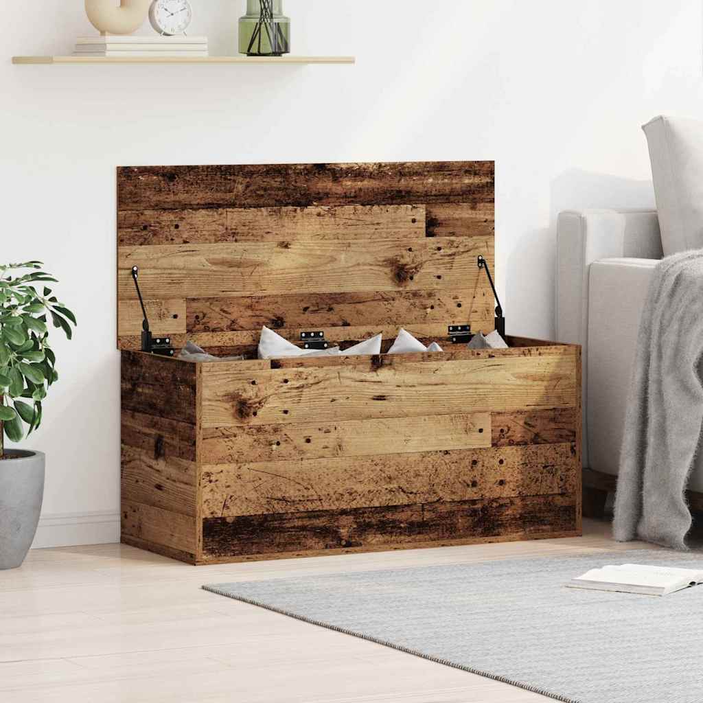 Lagringsboks Gammelt tre 100 x 42 x 46 cm Konstruert tre