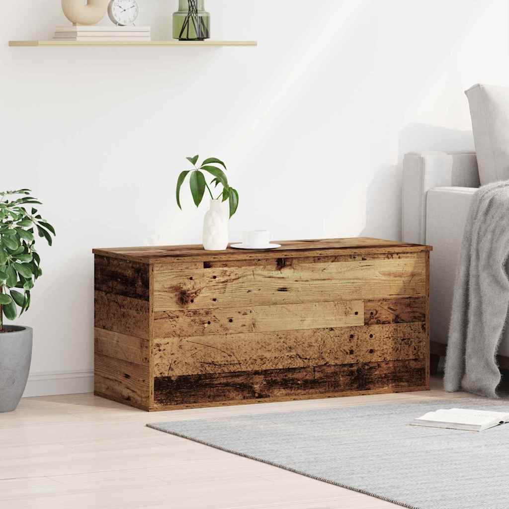 Lagringsboks Gammelt tre 100 x 42 x 46 cm Konstruert tre