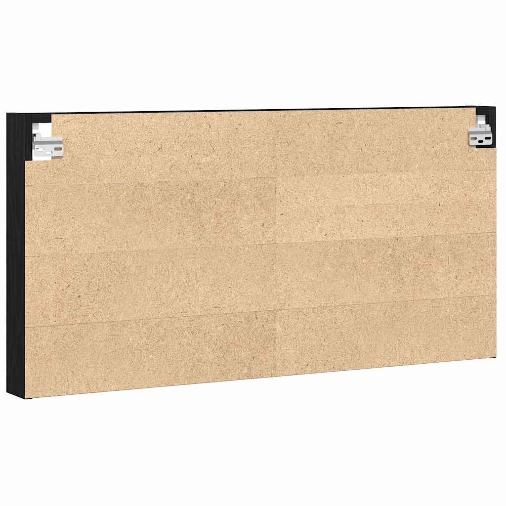 Visningsskap Svart Eik 100 x 8,5 x 50 cm Konstruert tre