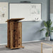 Podium med skuff Gammelt tre 55 x 55 x 107 cm Konstruert tre