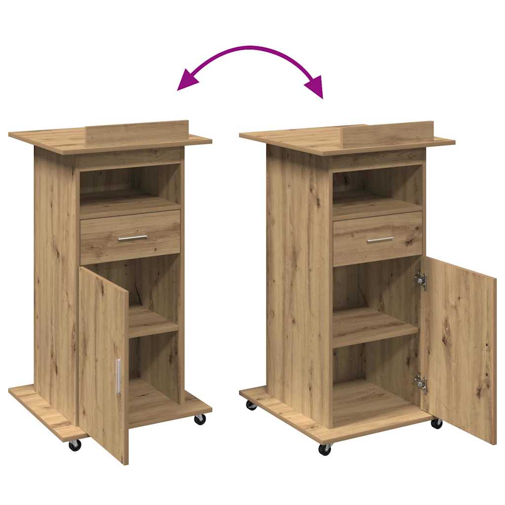 Podium Artisan Eik Konstruert tre 55 x 55 x 107 cm