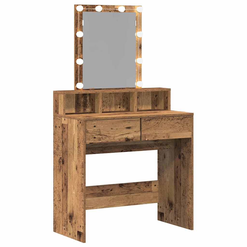Sminkebord Gamle tre 80 x 41 x 144.5 cm Konstruert tre