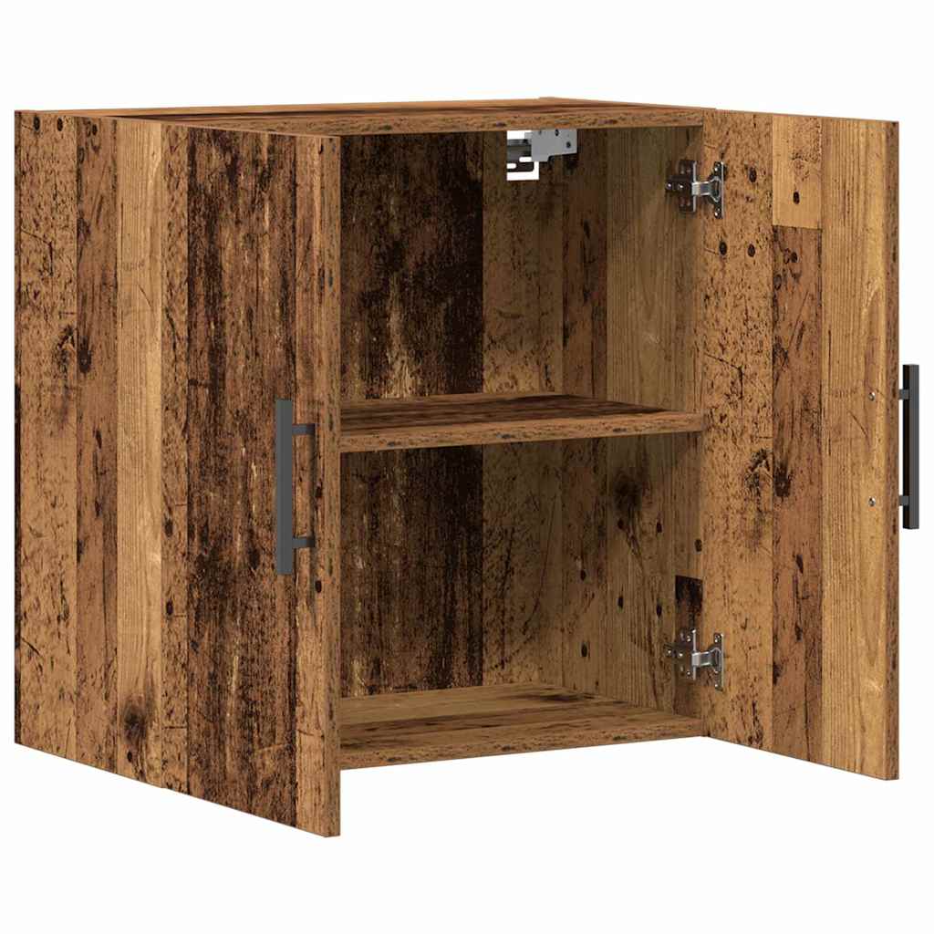 Veggskap Veggmontert Gamle tre 60 x 31,5 x 60 cm Konstruert tre