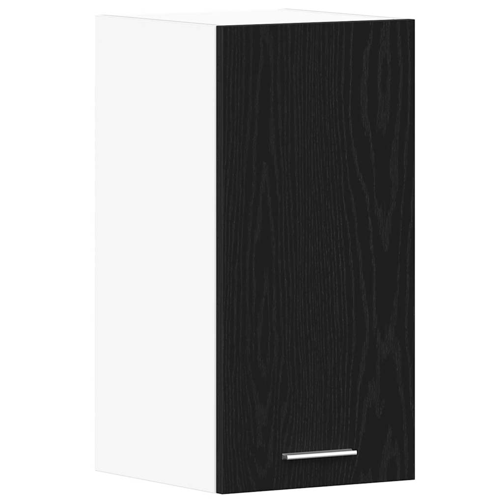 Hengeskap svart eik 30x31x60 cm konstruert tre