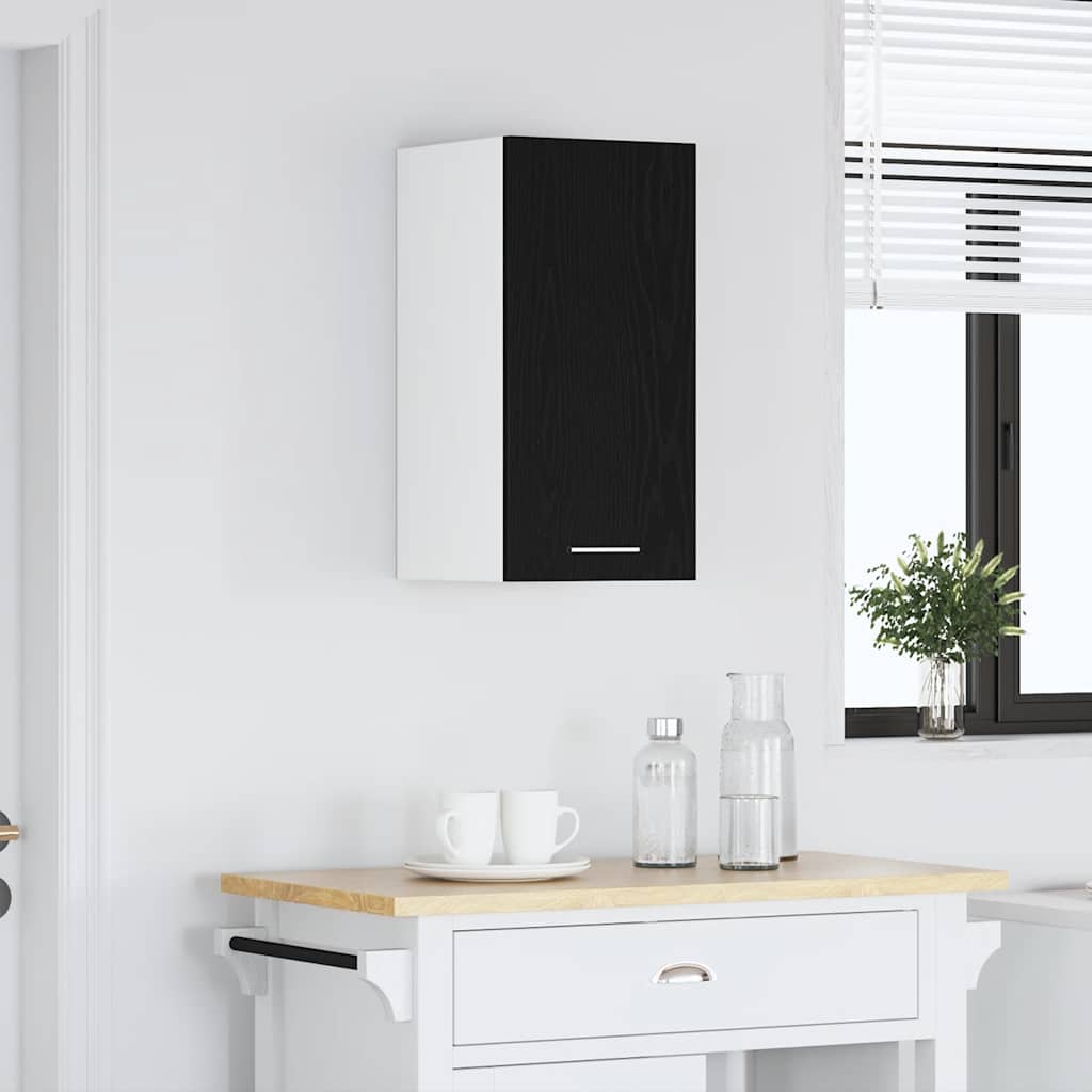 Hengeskap svart eik 30x31x60 cm konstruert tre