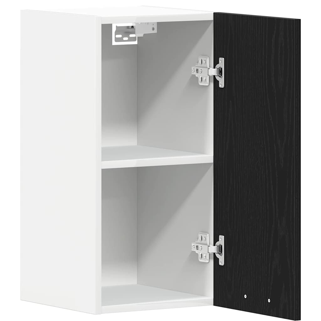 Hengeskap svart eik 30x31x60 cm konstruert tre