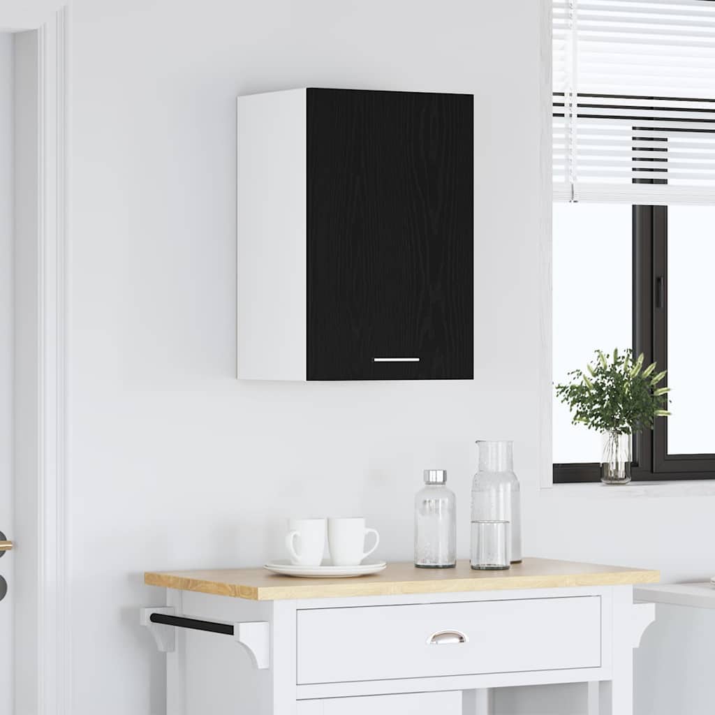 Hengeskap svart eik 40x31x60 cm konstruert tre